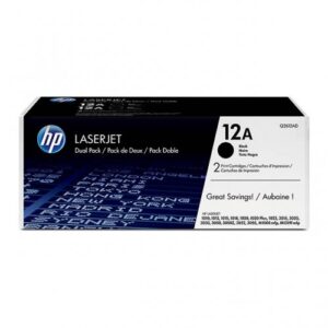 HP 12AD (Q2612AD) Original Black Toner Cartridge Twin Pack