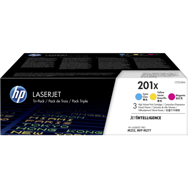 HP 201X Toner Cartridge Multipack - 3 Colour (CF253XM)