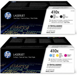 Original 5 Colour HP 410X Toner Cartridge Multipack - (CF410X / CF411X / CF413X / CF412X)
