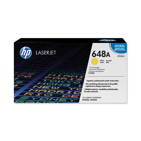 HP 648A Yellow Toner Cartridge