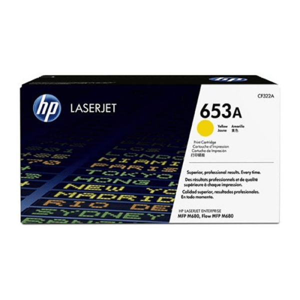 HP 653A Yellow Toner Cartridge