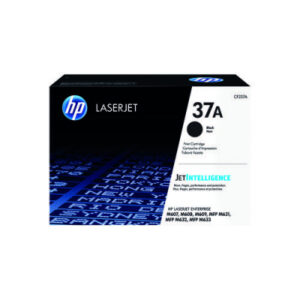 HP 37A Black LaserJet Toner Cartridge (CF237A)