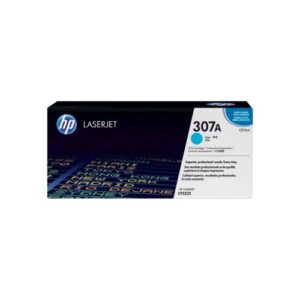 Genuine HP 307A Cyan LaserJet Toner Cartridge (CE741A)