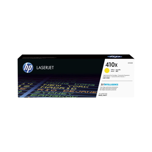 Genuine HP 410X High Yield Yellow LaserJet Toner Cartridge (CF412X)