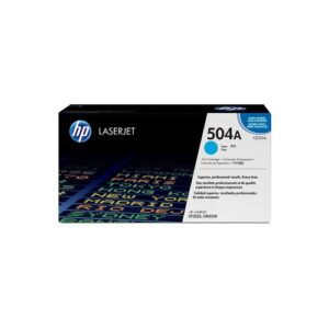 Genuine HP 504A Cyan LaserJet Toner Cartridge CE252A)
